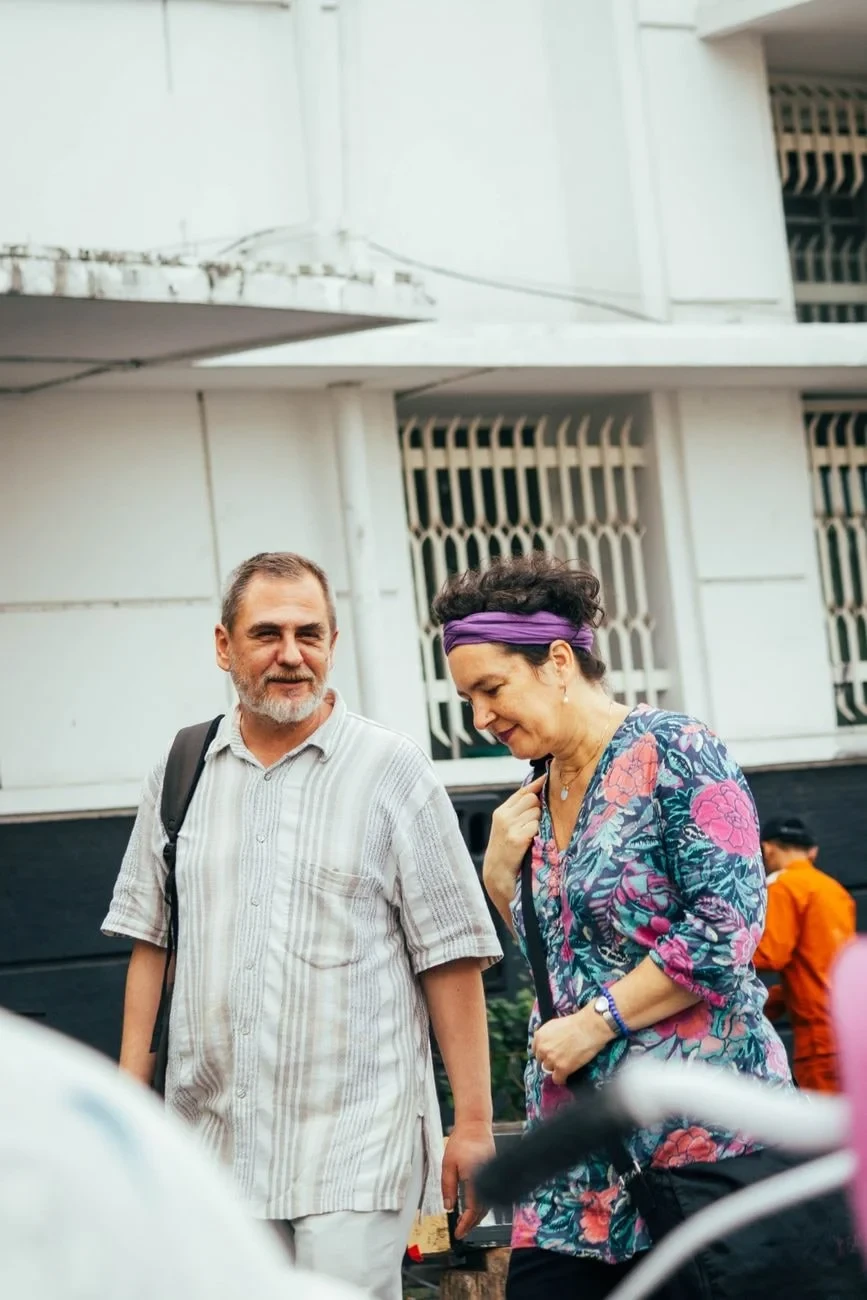 Two Figures, from Strangers on the Street, Caught