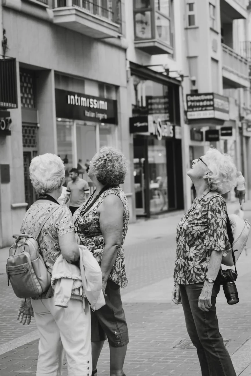 Looking Up, from Street Photography