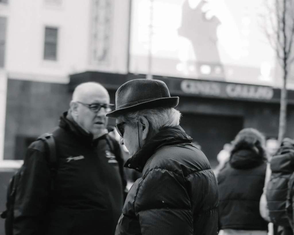 Urban Conversation, from Street Photography