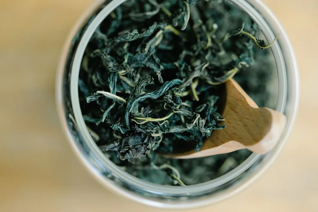 Green Tea in Glass, from Tea