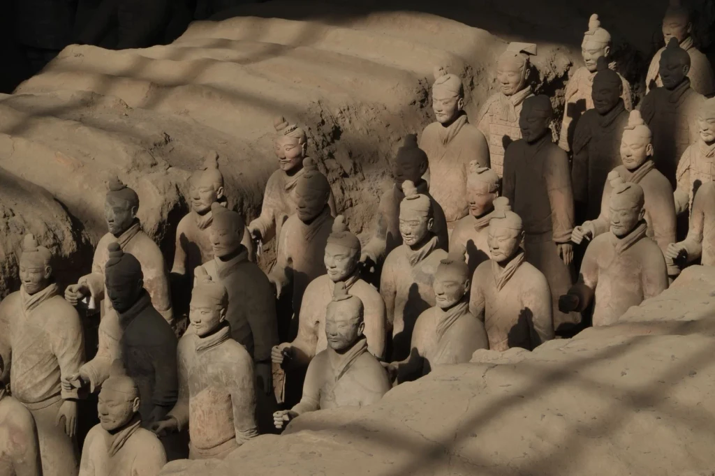 Aerial Perspective, from Terracotta Army: An Emperor's Stone Escort
