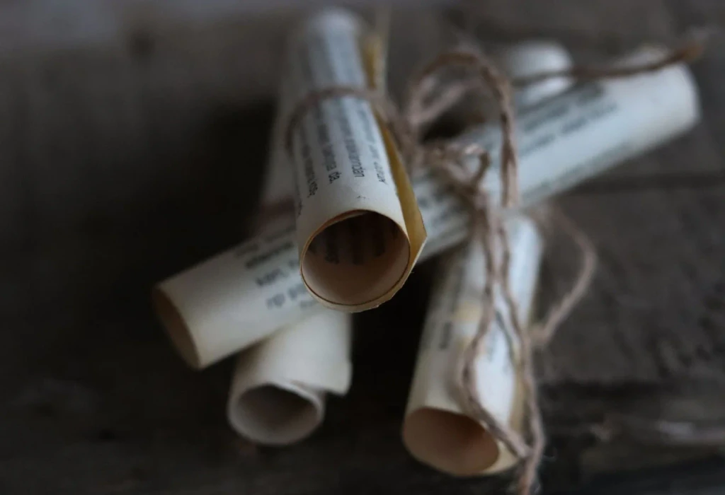 Bundled Memory, from The Afterlife of Parchment