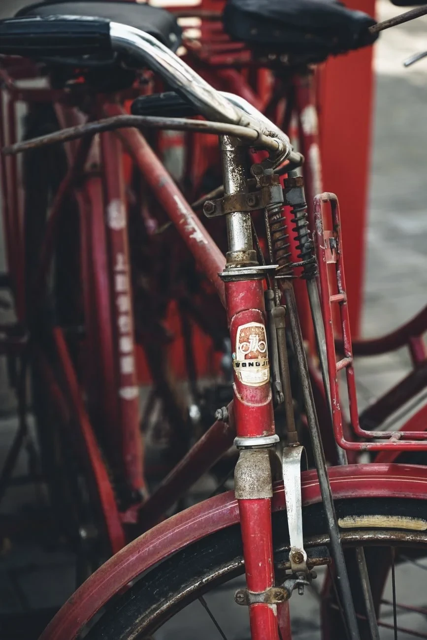 Red Bicycles, from The Bicycle Asked Nothing of Anyone