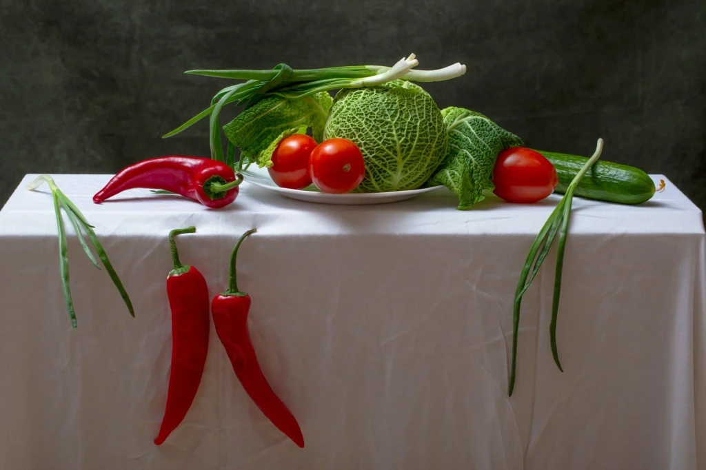 Still Life with Vegetables, from Why People Choose Plants