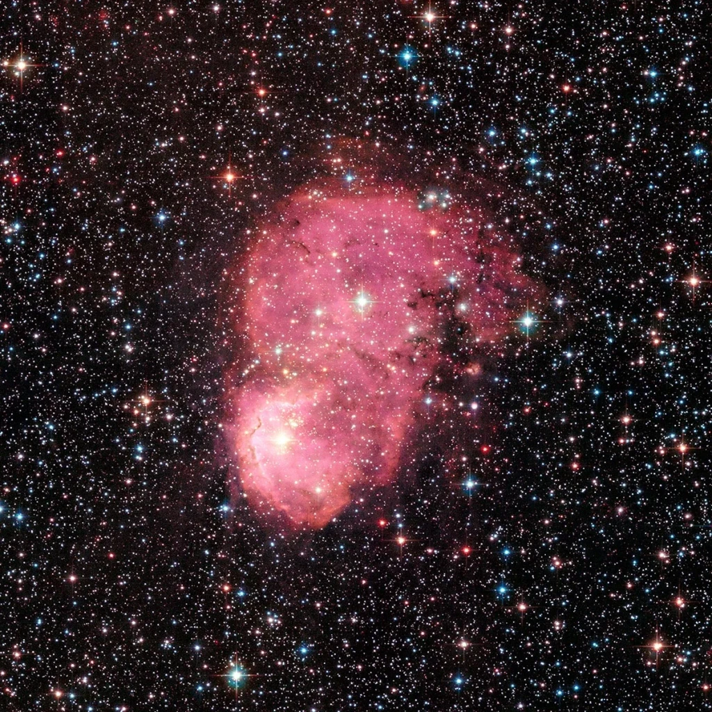 Festive Nebulas Light Up Milky Way Galaxy Satellite, from The Cosmos