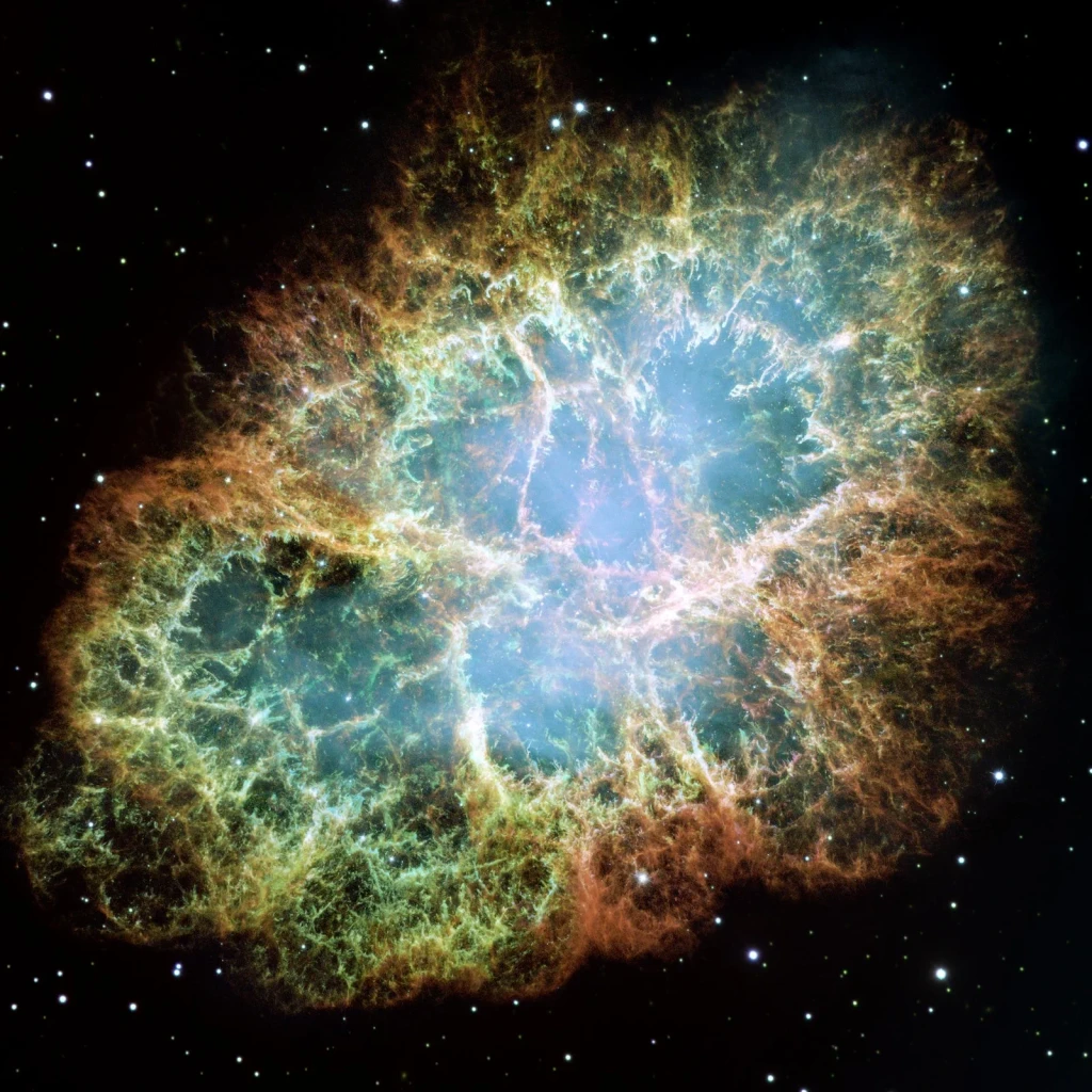 Crab Nebula, from The Cosmos
