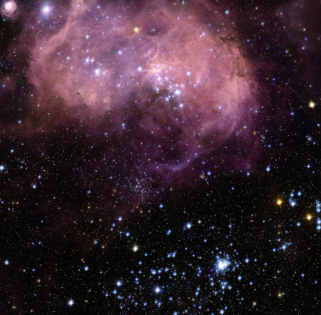Hubble Captures Bubbles And Baby Stars, from The Cosmos