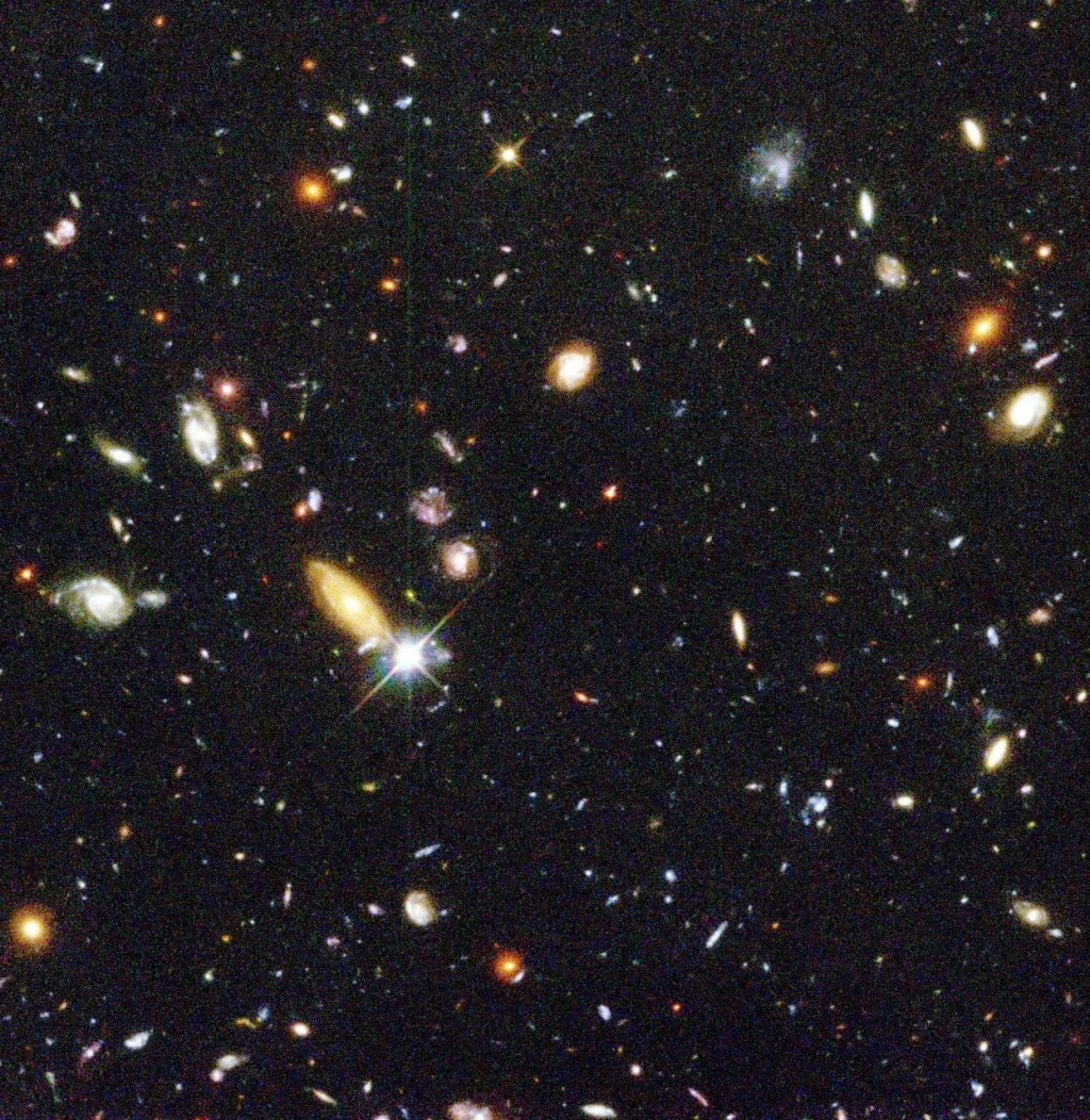 Hubble Deep Field Image Unveils Myriad Galaxies Back to the Beginning of Time, from Deep Field