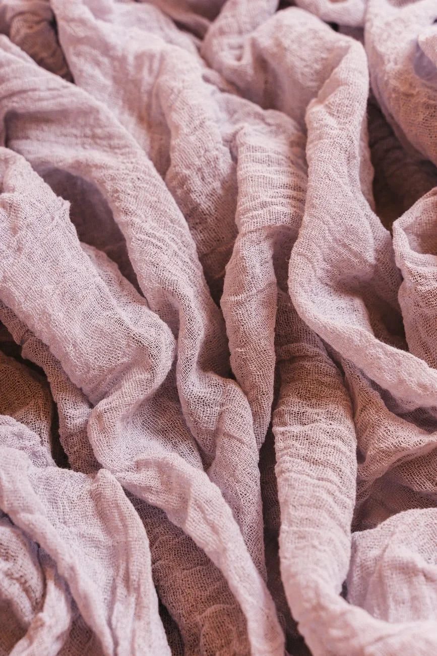 Purple Linen Folds, from The Impact of Ethical Fashion