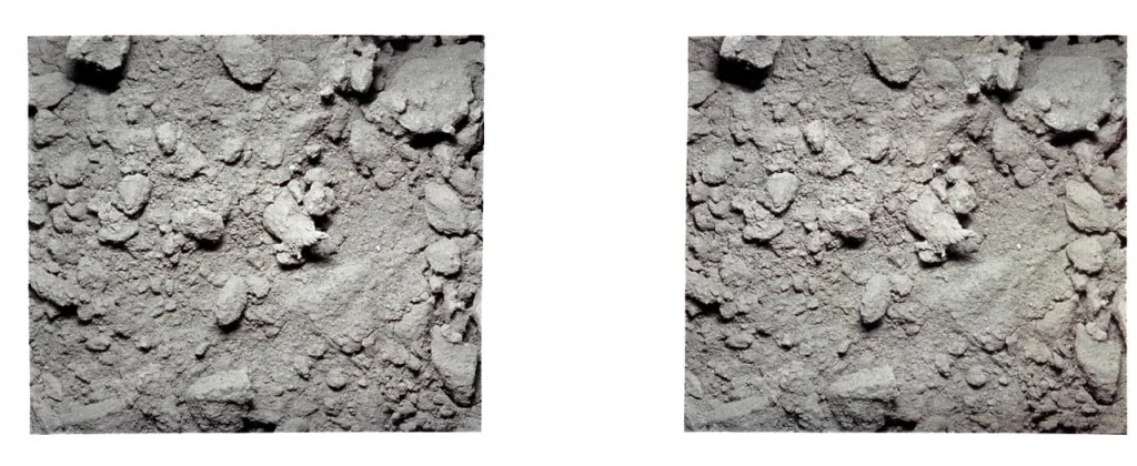 Apollo 12 stereo view of lunar surface, from The Moon: Getting There and Back