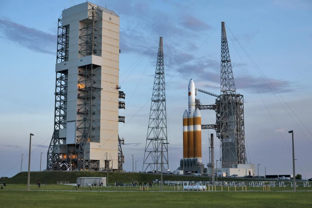 Parker Solar Probe Rollback for Launch, from The Sun