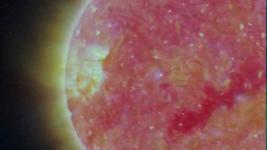 Close-up View of an Active Region of the Sun, March 23, 2007, from The Sun