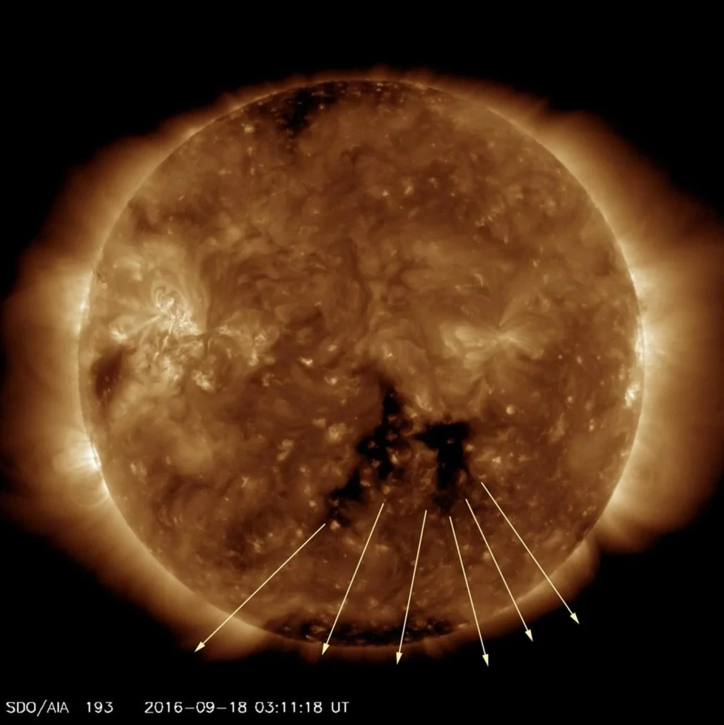 Earth-Directed Coronal Hole, from The Sun