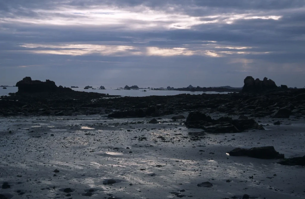 Erosion Study, from Tides: The Moon Pulling at the Ocean