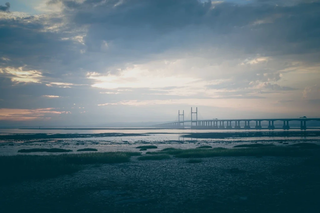 Bridge at Dusk, from Tides: The Moon Pulling at the Ocean