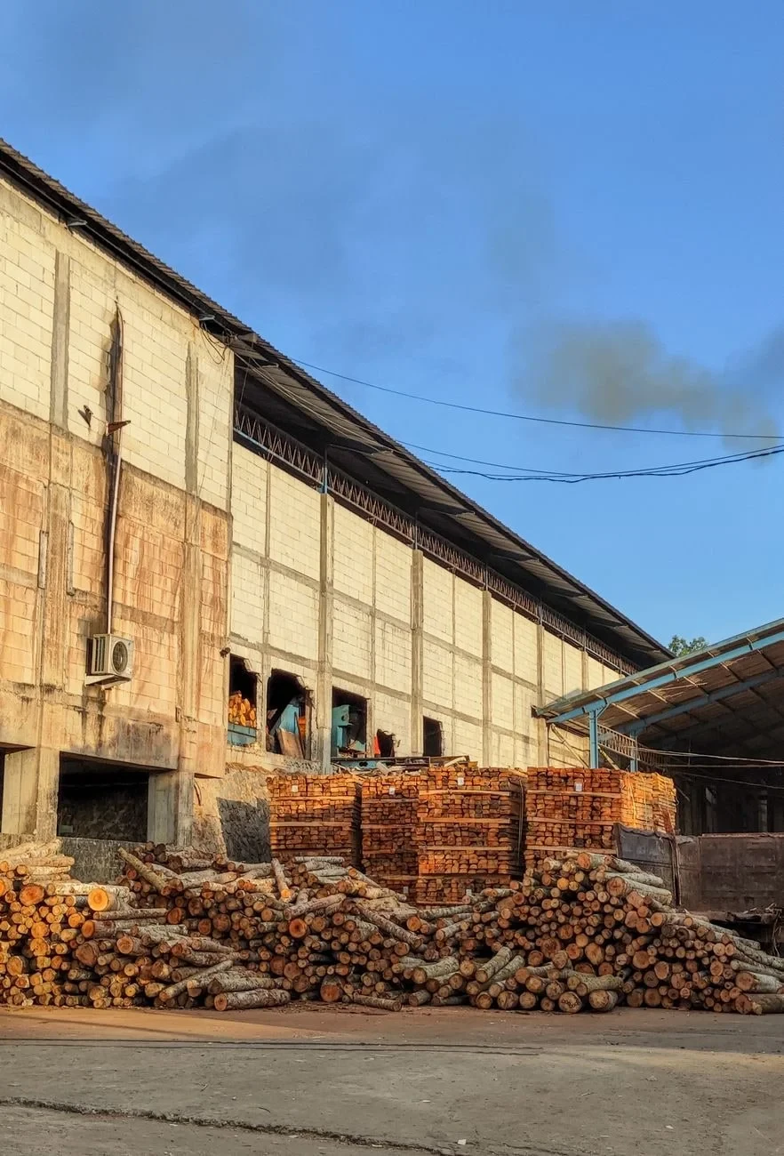 Lumber Yard, East Java, from Timber: The Material of Every Era