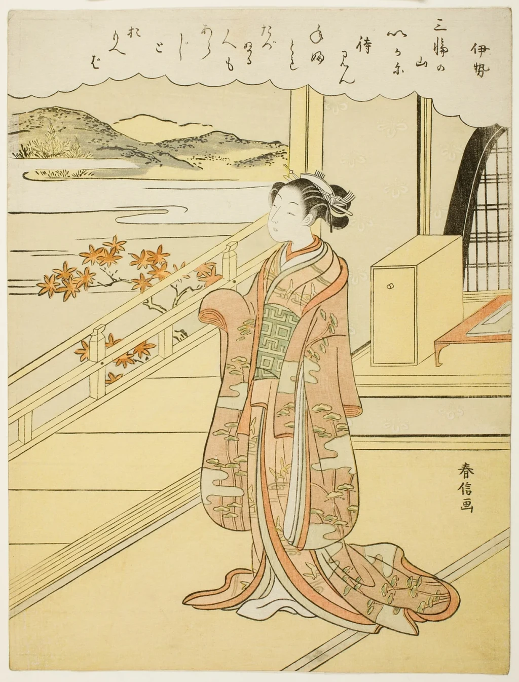 Ise, from an untitled series of Thirty-six Immortal Poets, from Ukiyo-e: Pictures of the Floating World