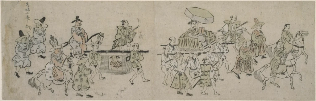Korean Embassy Parade, from Ukiyo-e: Pictures of the Floating World