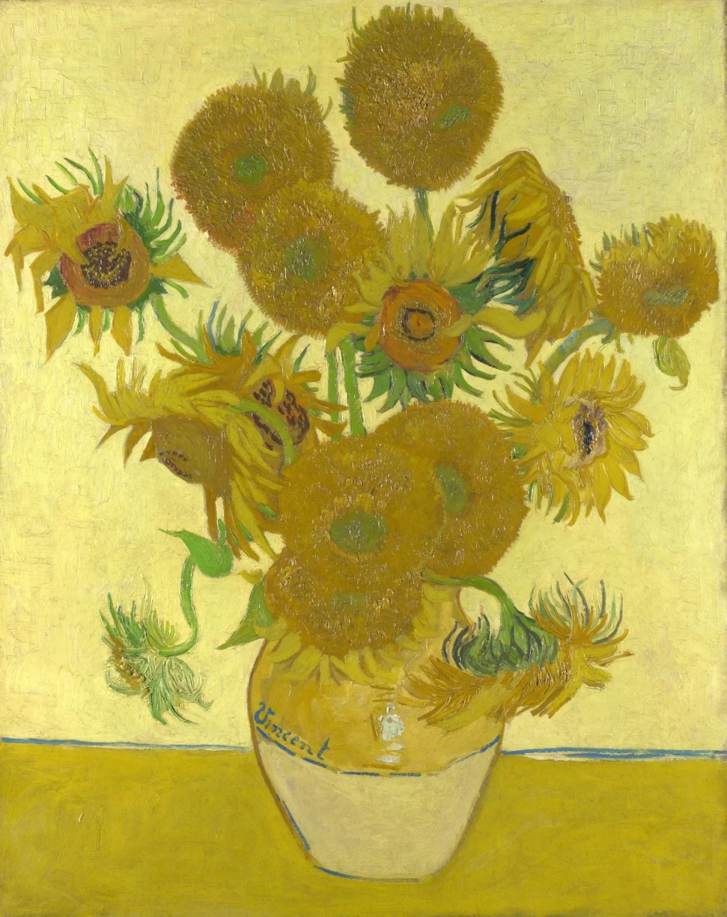 Still Life: Vase with Fourteen Sunflowers, August 1888. National…, from Vincent van Gogh