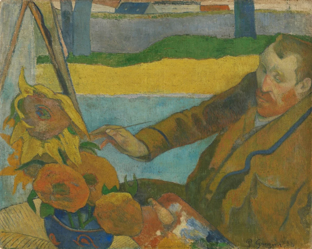 Paul Gauguin, The Painter of Sunflowers: Portrait of Vincent van…, from Vincent van Gogh