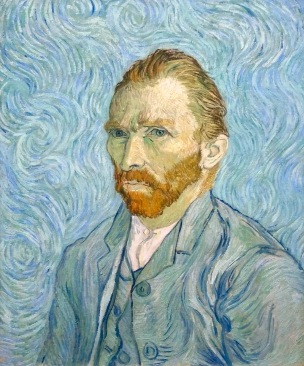 Self-Portrait, September 1889. Musée d'Orsay, from Vincent van Gogh
