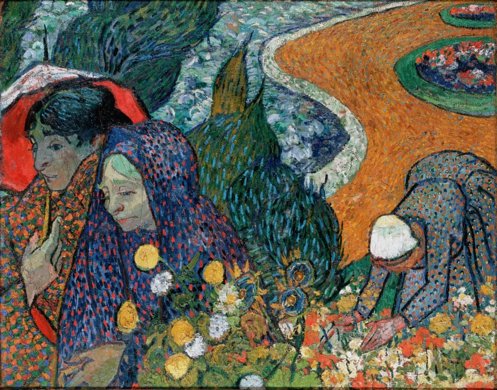 Memory of the Garden at Etten, 1888. Hermitage Museum, St Petersburg, from Vincent van Gogh