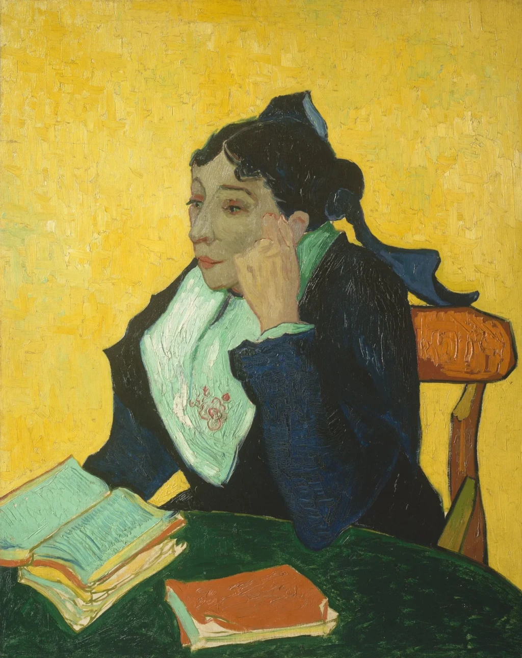 L'Arlésienne: Madame Ginoux with Books, November 1888.…, from Vincent van Gogh