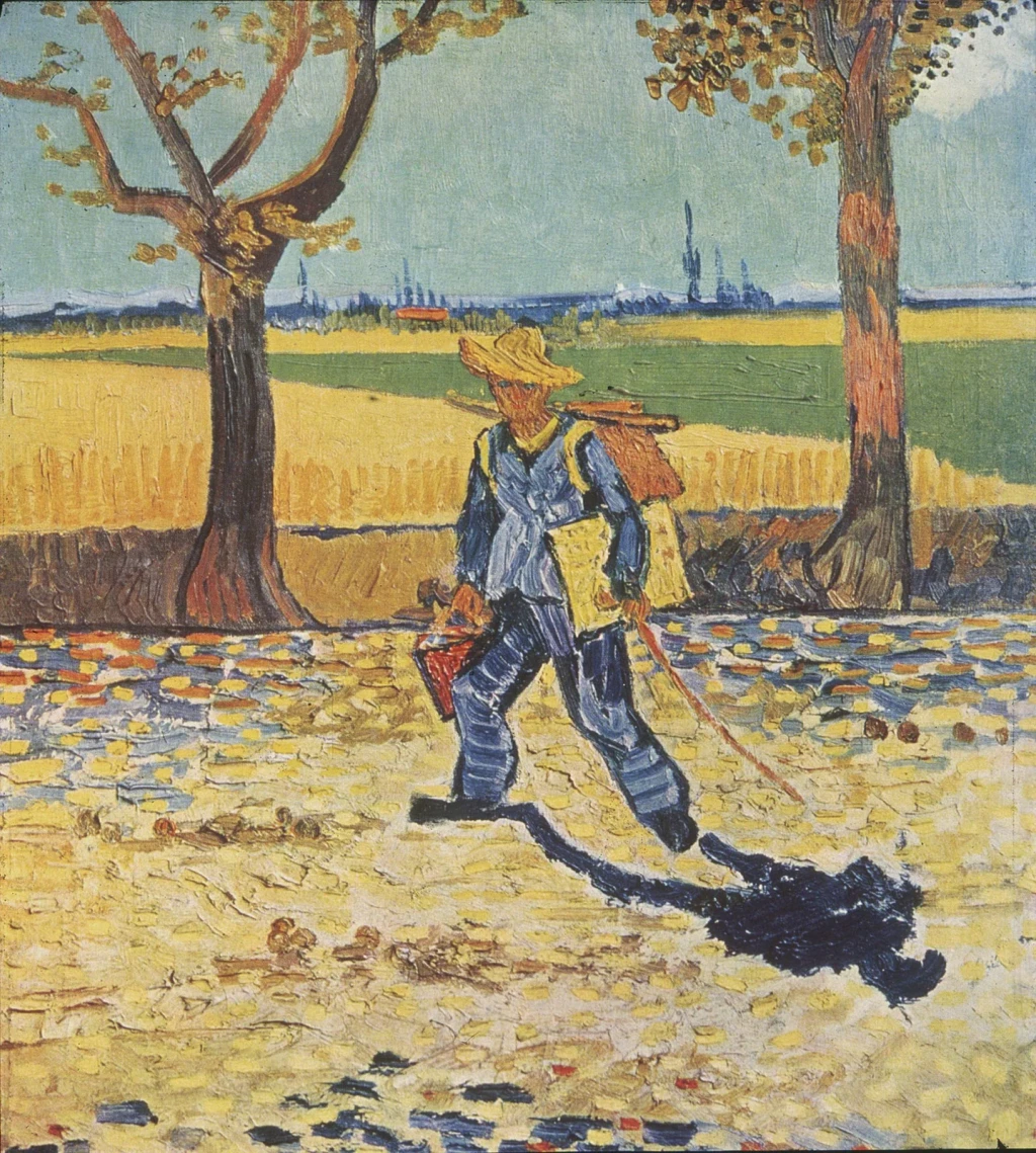 Painter on the Road to Tarascon, August 1888 (destroyed by fire in…, from Vincent van Gogh