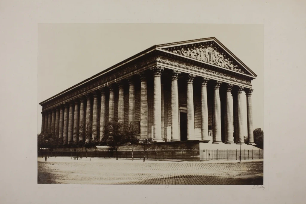 Church of the Madeleine (Eglise de la Madeleine), from Vintage Photography