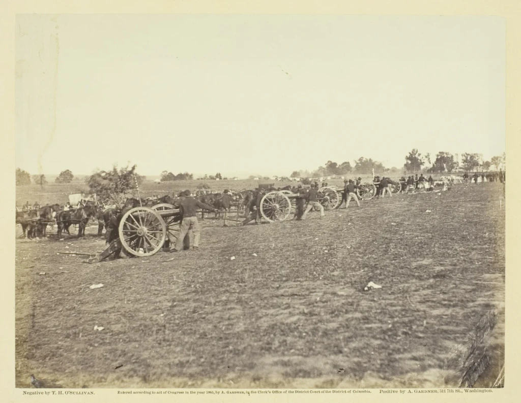 Incidents of the War: Battery D, 5th U.S. Artillery in Action, from Vintage Photography