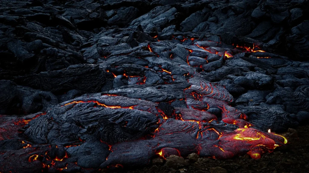 Night Heat, from Volcanoes Are the Planet Rebuilding Itself
