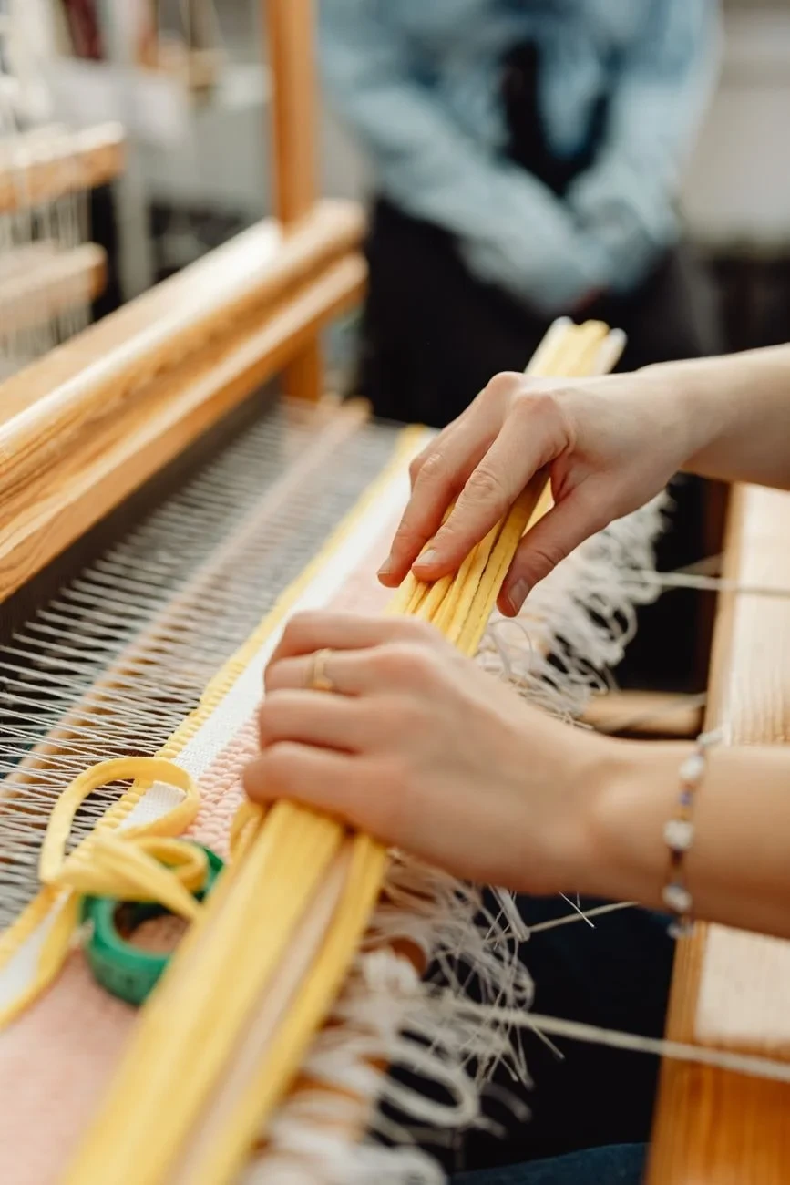 Yellow Work, from Weaving: The Interlacing That Clothed the World
