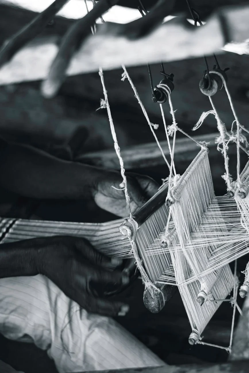 Hands at Work, from Weaving: The Interlacing That Clothed the World