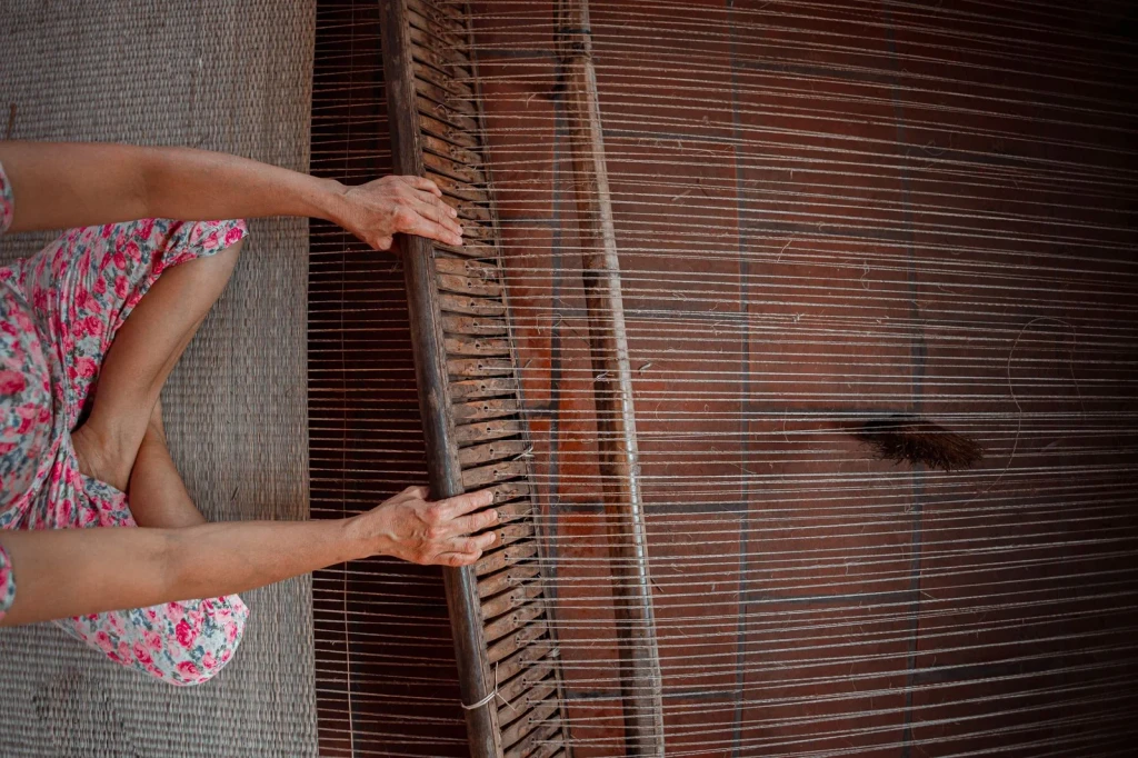 Traditional Hands, from Weaving: The Interlacing That Clothed the World