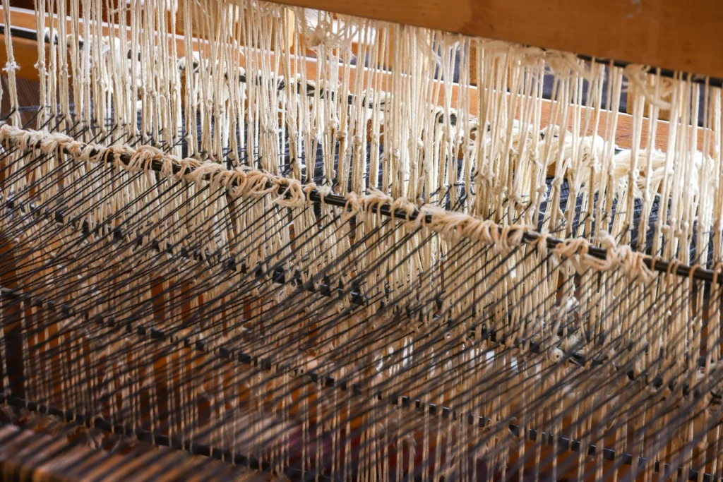 Alpaca and Wood, from Weaving: The Interlacing That Clothed the World
