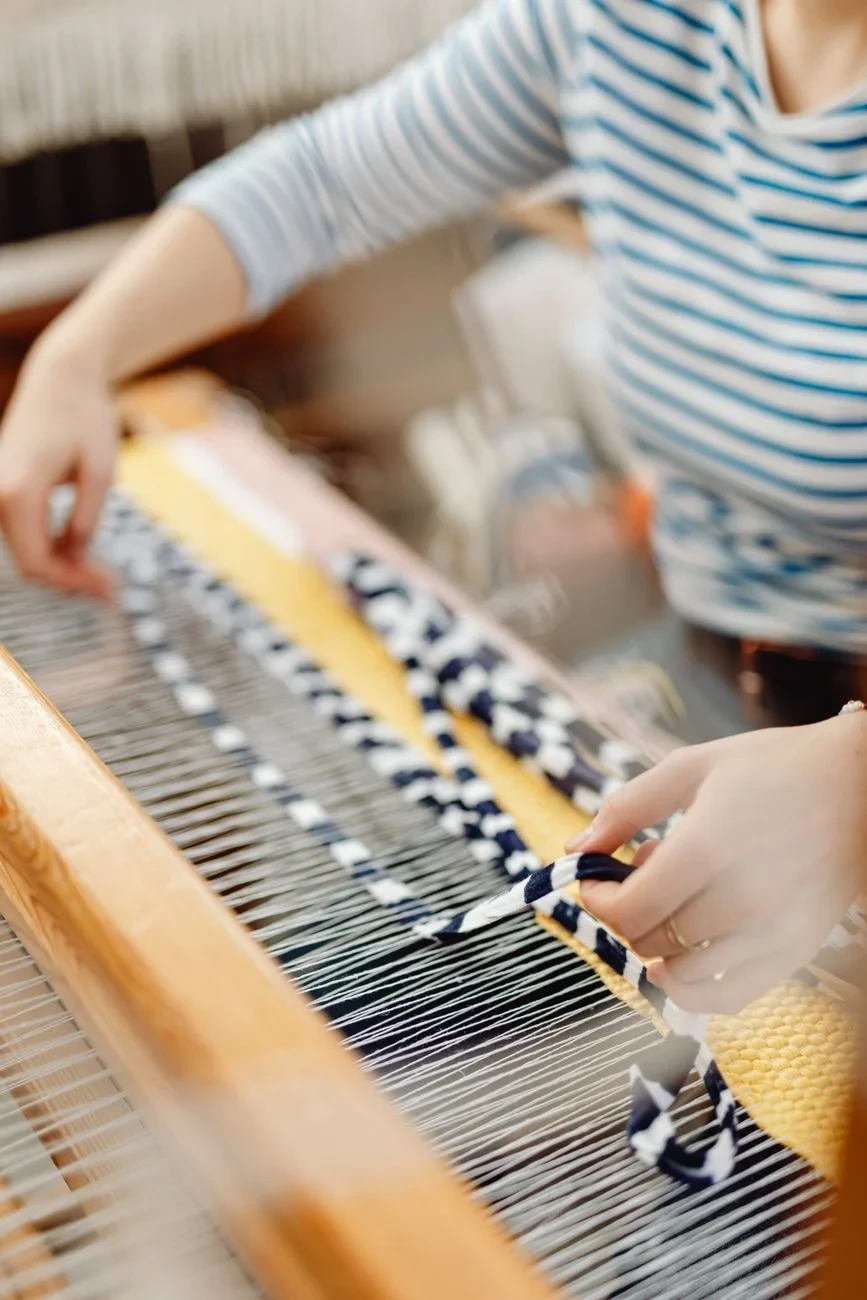 Skill and Focus, from Weaving: The Interlacing That Clothed the World