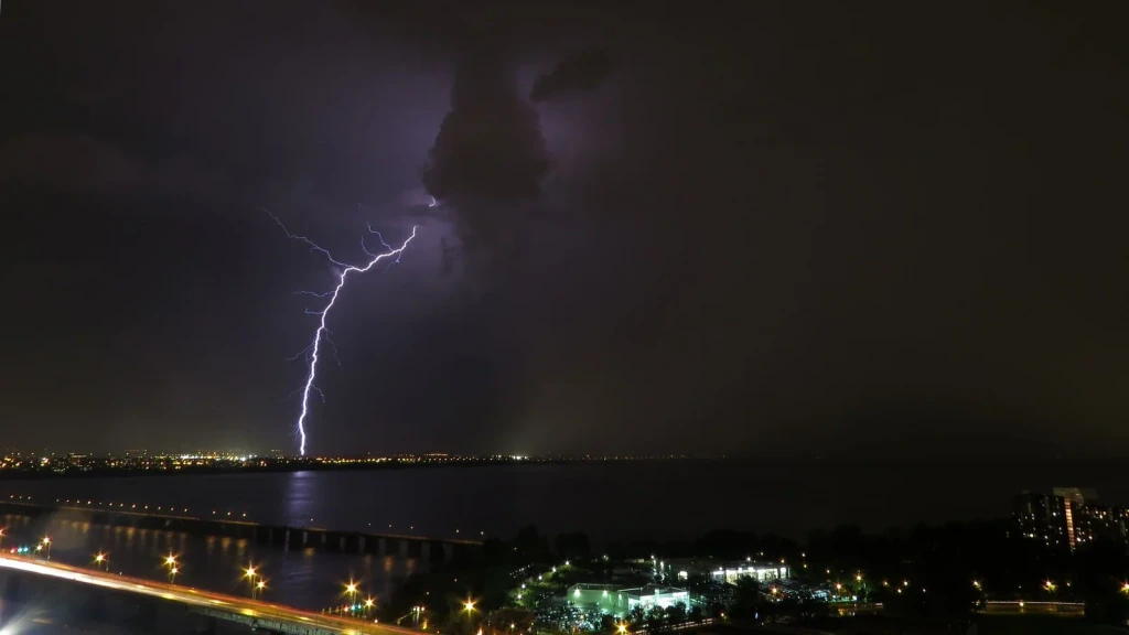 Storm Over the City, from What Lightning Taught Us