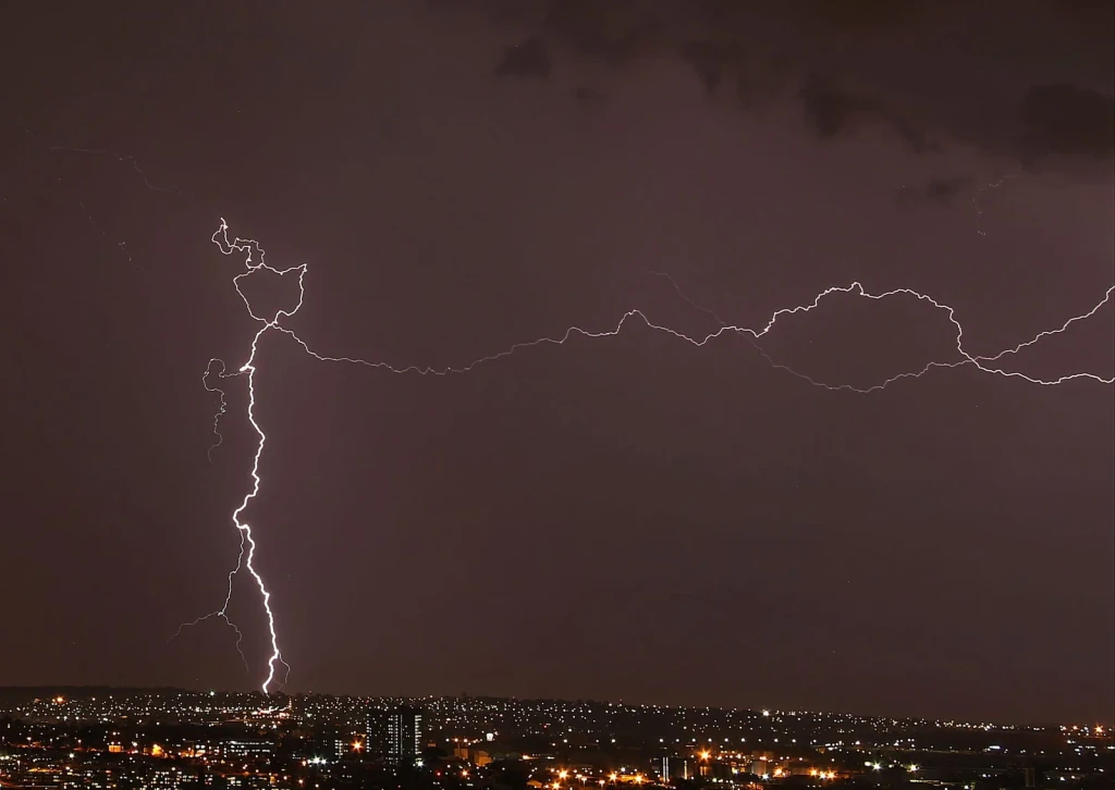 Johannesburg Night, from What Lightning Taught Us