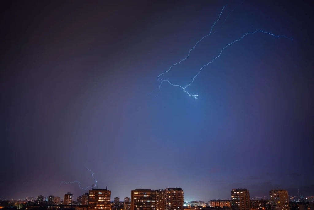 City at Night, from What Lightning Taught Us