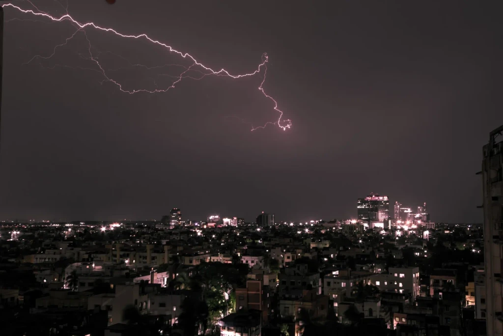 Lightning Over Kolkata, from What Lightning Taught Us