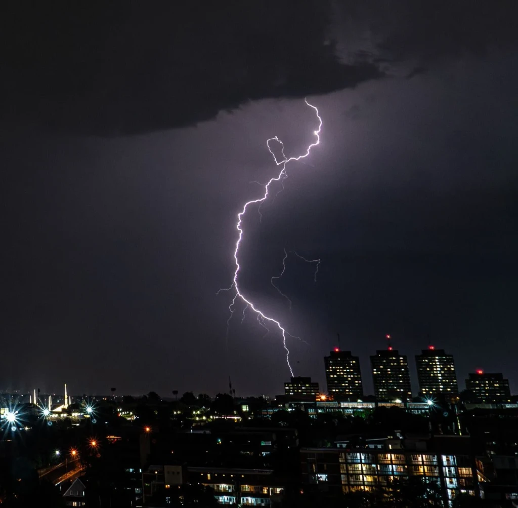 Nighttime Strike, from What Lightning Taught Us