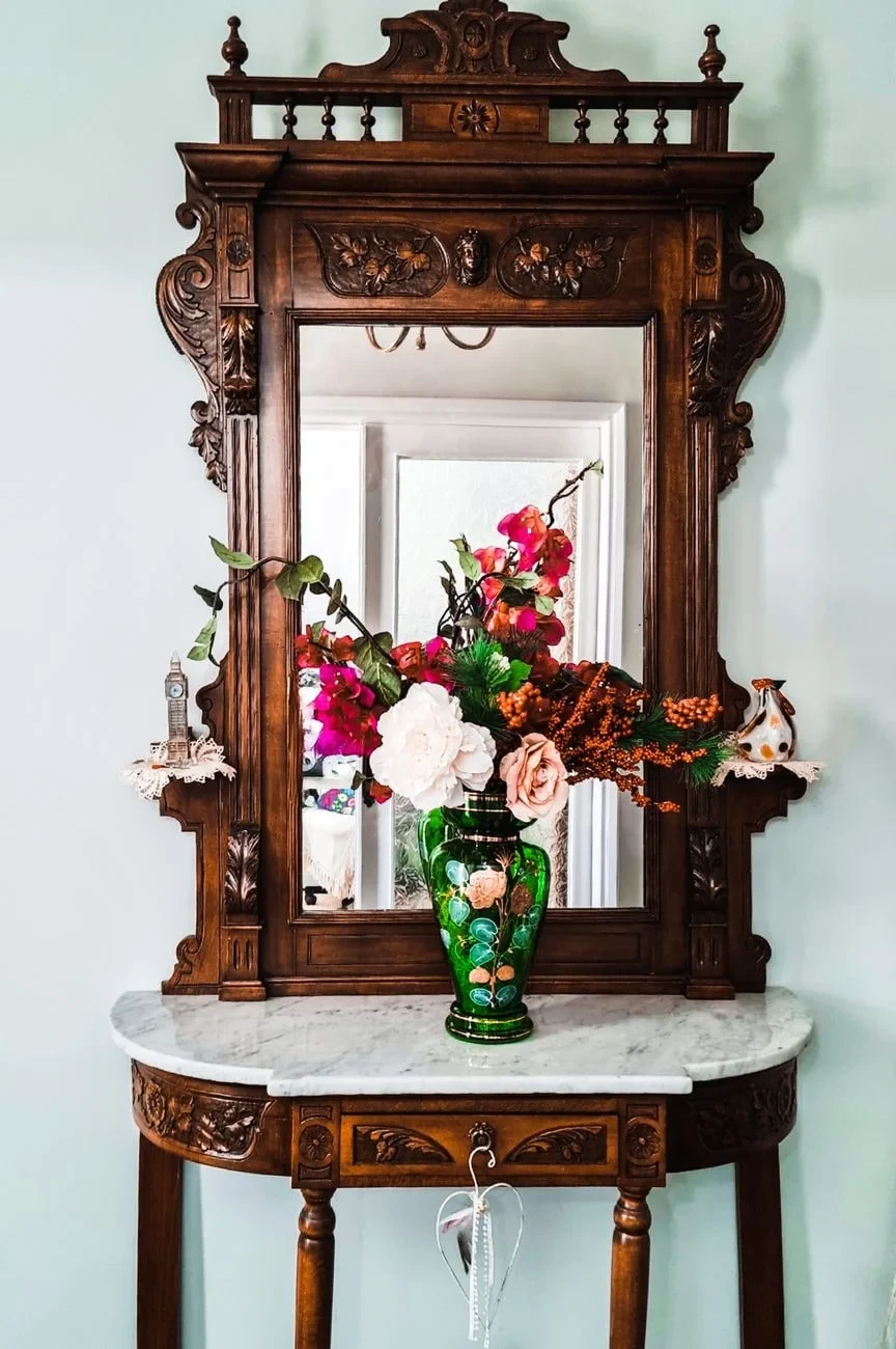 Mirror and Flowers, from What Mirrors Did to the Self