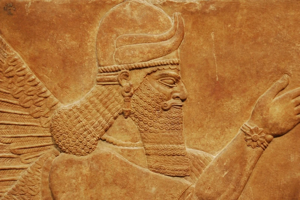 Assyrian Relief, from When Marks Became Writing