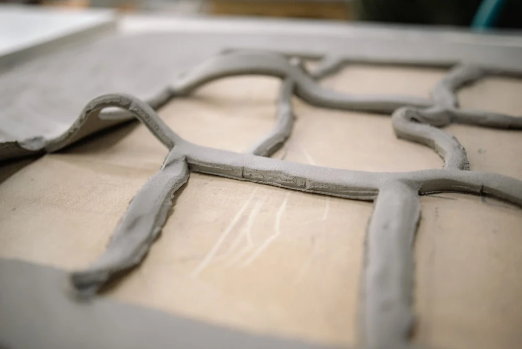 Untitled (Textured Clay), from When Marks Became Writing