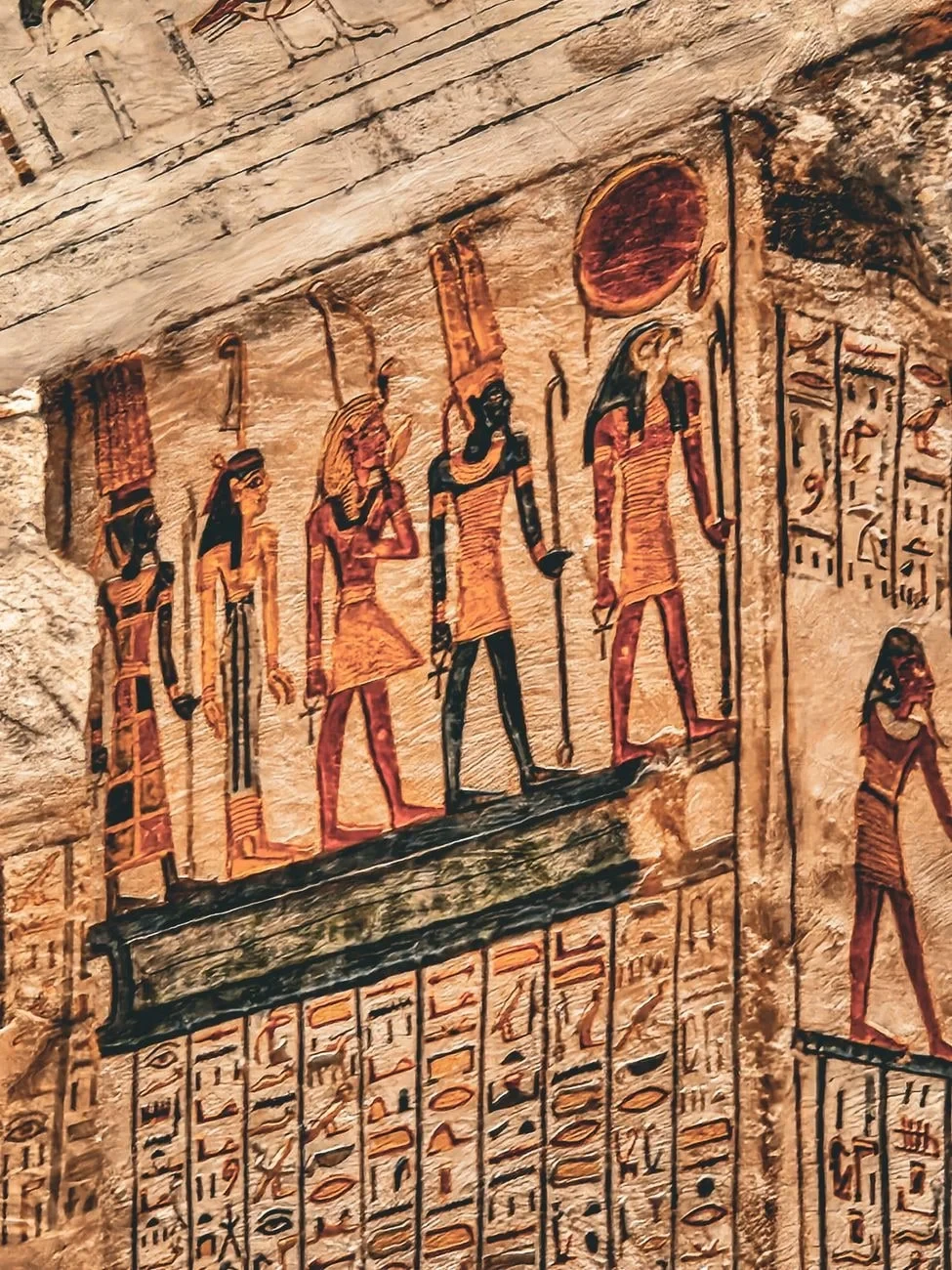 Temple Wall Carvings, from When Marks Became Writing