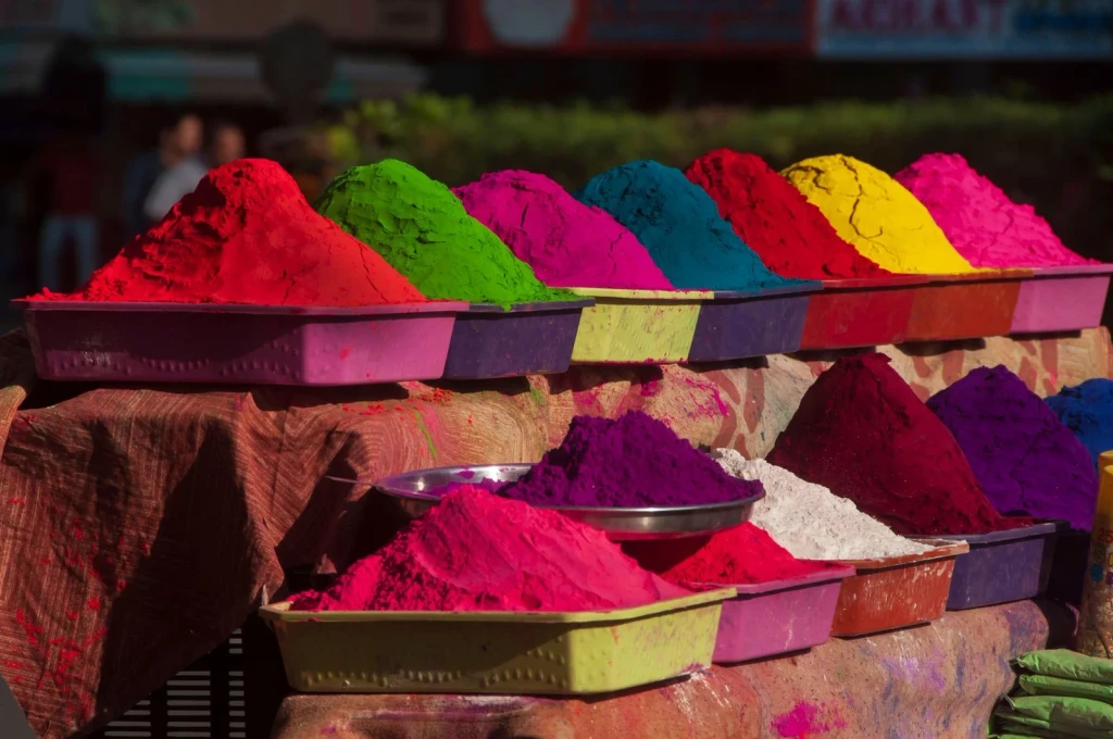 Market Display, from Where Pigments Come From