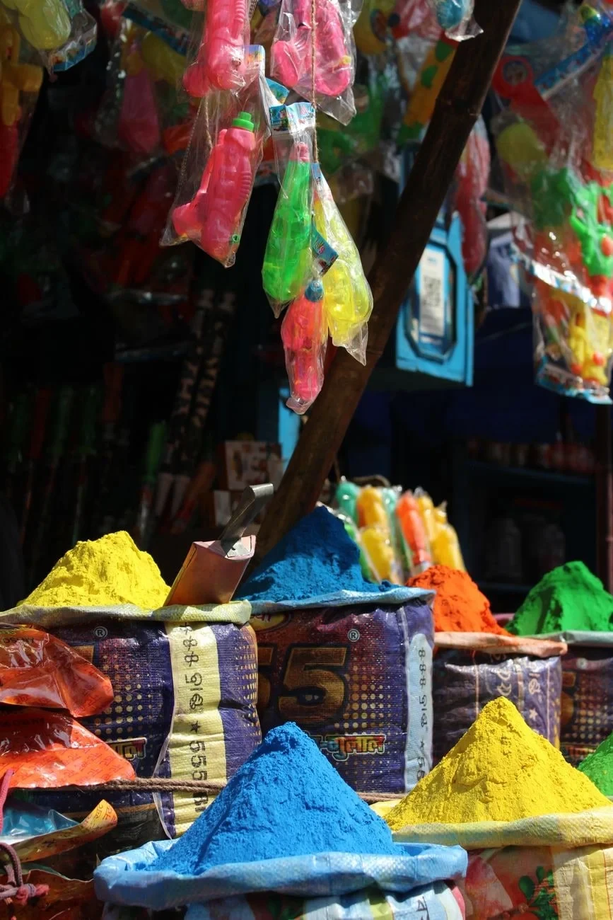 Market Stall, Kolkata, from Where Pigments Come From