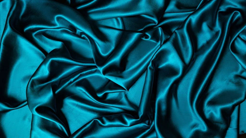Turquoise Satin, from Who Kept Silk Secret?