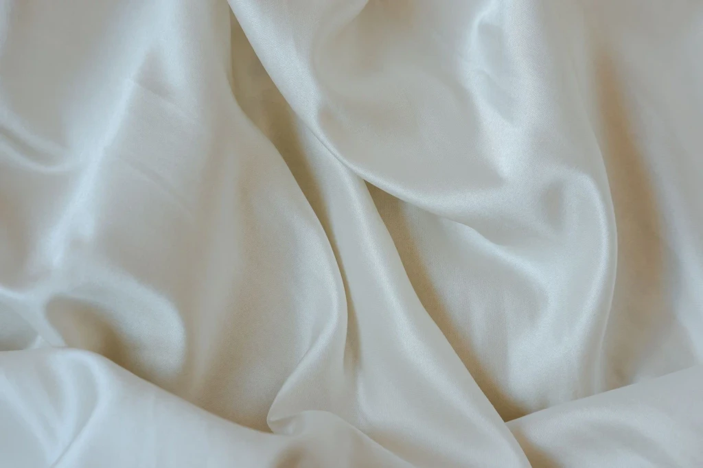 White Silk Folds, from Who Kept Silk Secret?