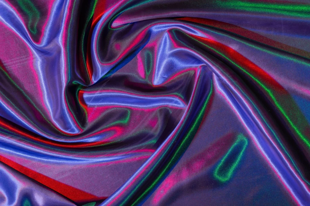 Iridescent Folds, from Who Kept Silk Secret?